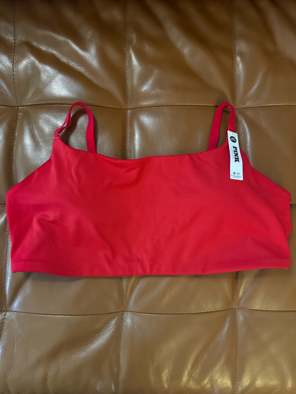 Victoria's Secret PINK Smooth Padded Bralette in Red